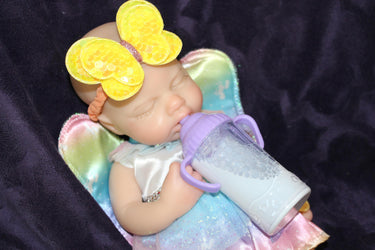 Silicone Baby Doll Full Body Reborn Preemie 13" 2.3lbs Platinum Silicone Dolls Realistic Real Lifelike Weighted Babies Ecoflex Bathtub Baby